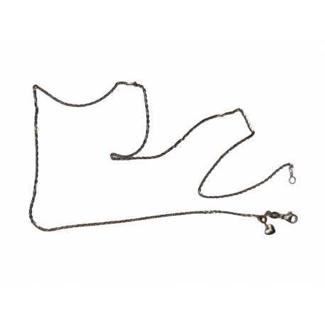 Chaine_argent_ajustable_moyenne_Catherine Michiels_bijoux_mixte_mode_shop_online_boutique_strasbourg_france