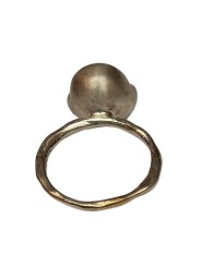 Bague big nénuphar argent intérieur or rose Yonka-2-S-SM-GP Rosa maria Jewellery bijoux online boutique strasbourg 