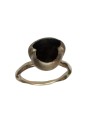 Bague petit nénuphar argent noir oxydé intérieur yonka 1 Rosa maria femme bijoux online boutique strasbourg france 
