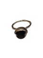 Bague petit nénuphar argent noir oxydé intérieur yonka 1 Rosa maria femme bijoux online boutique strasbourg france 