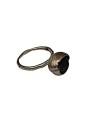 Bague petit nénuphar argent noir oxydé intérieur yonka 1 Rosa maria femme bijoux online boutique strasbourg france 