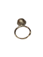 Bague petit nénuphar argent noir oxydé intérieur yonka 1 Rosa maria femme bijoux online boutique strasbourg france 