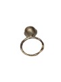 Bague petit nénuphar argent noir oxydé intérieur yonka 1 Rosa maria femme bijoux online boutique strasbourg france 