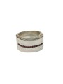 Bague Kurata anneau large argent rangée rubis rosa maria femme ring strasbourg boutique france online bijoux mixte