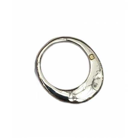 Bague Poster anneau fin argent rangée diamants cognac Rosa maria Jewellery femme ring strasbourg boutique france online