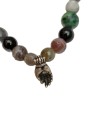 Bracelet Mudra Hand bronze agate noire turquoise onyx labra