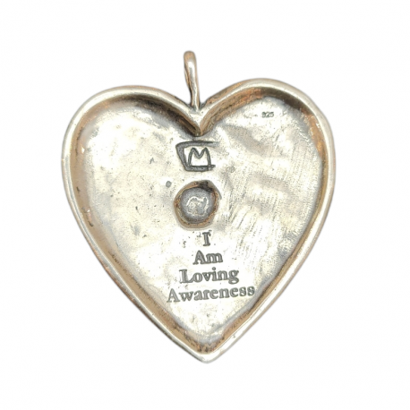 Pendentif_cœur_argent_floral_rubis_Am loving Awareness_0136SS_catherine michiels_strasbourg_francce_boutique_shop_online