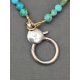 Collier_Domingo_fermoir_diamants_turquoise_fine perles_japon_catherine michiels_strasbourg_francce_boutique_shop_online
