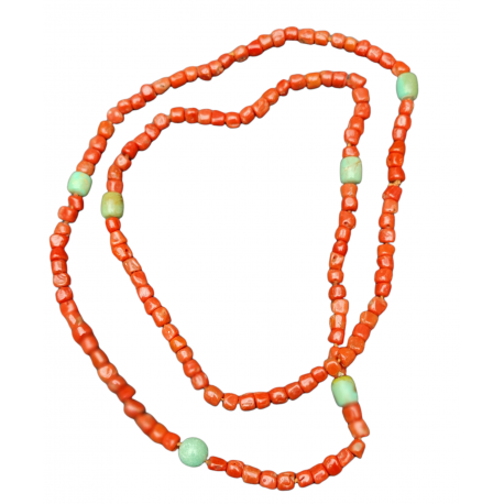 Collier_sautoir_corail_turquoise_SP2297_CoTu_catherine michiels_strasbourg_francce_boutique_shop_online_bijoux_jewerly