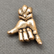 Charm Catherine Michiels Aloha bronze Shaka Hand 0121BR