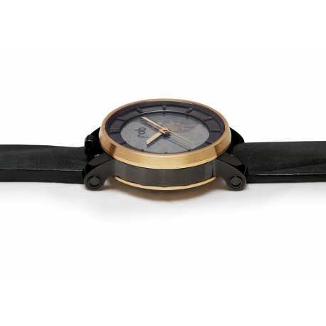 Montre_automatique_Rehab_s r360 02_gold_cuir_suède_Fob_paris_bijoux_mixte_mode_shop_online_boutique_strasbourg_france