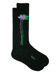chaussettes_longue_verte_fleurs_tige_M1A 800MO_J415 38_Paul_smith_homme_vêtement_mode_online_boutique_strasbourg_France 