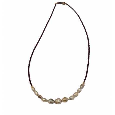 Ras du cou_perles Tahiti_perles céramique japonaise_Malika_FW2222_catherine michiels_femme_strasbourg_bijoux