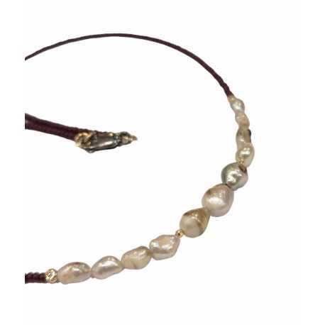 Ras du cou_perles Tahiti_perles céramique japonaise_Malika_FW2222_catherine michiels_femme_strasbourg_bijoux