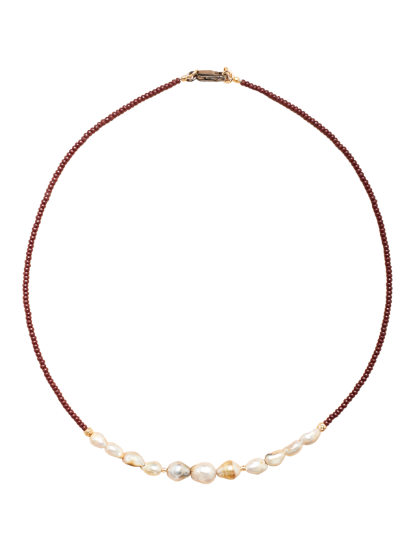 Ras du cou_perles Tahiti_perles céramique japonaise_Malika_FW2222_catherine michiels_femme_strasbourg_bijoux