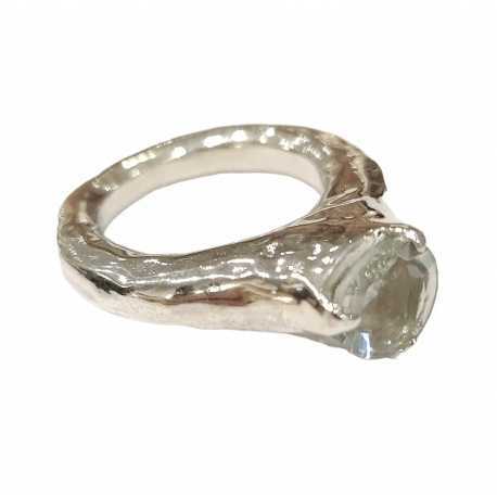 Bague Carria 1 prasiolite vert clair Bis Dix Prs Rosa Maria Jewellery bijoux créateur strasbourg boutique online mixte 