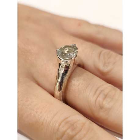 Bague Carria 1 prasiolite vert clair Bis Dix Prs Rosa Maria Jewellery bijoux créateur strasbourg boutique online mixte 