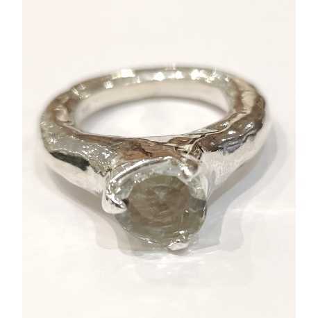 Bague Carria 1 prasiolite vert clair Bis Dix Prs Rosa Maria Jewellery bijoux créateur strasbourg boutique online mixte 