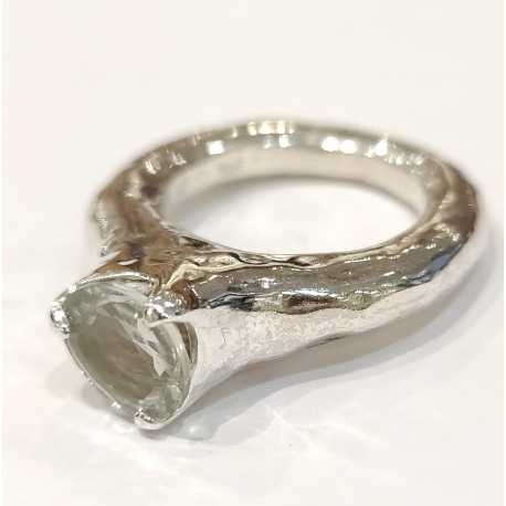 Bague Carria 1 prasiolite vert clair Bis Dix Prs Rosa Maria Jewellery bijoux créateur strasbourg boutique online mixte 