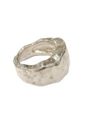 Bague plate épaisse argent CA01 Bis Rosa Maria Jewellery Bijoux Créateur Strasbourg Boutique Online Mode Mixte 