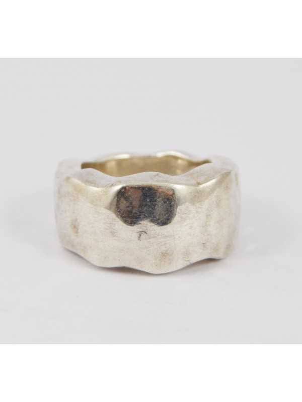 Bague plate épaisse argent CA01 Bis Rosa Maria Jewellery Bijoux Créateur Strasbourg Boutique Online Mode Mixte 