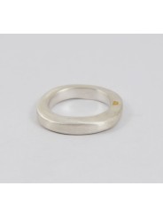 Anneau brossé fin Mila argent Rosa Maria Jewellery Bijoux Strasbourg Boutique Online Mode Mixte 