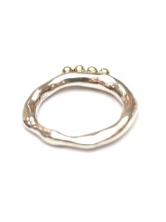 Bague Poline 4x4 perles de Diamants cognac 4-4 S Cu Dix co Rosa Maria Jewellery bijoux strasbourg boutique online mixte