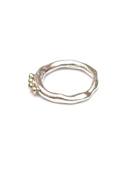 Bague Poline 4x4 perles de Diamants cognac 4-4 S Cu Dix co Rosa Maria Jewellery bijoux strasbourg boutique online mixte