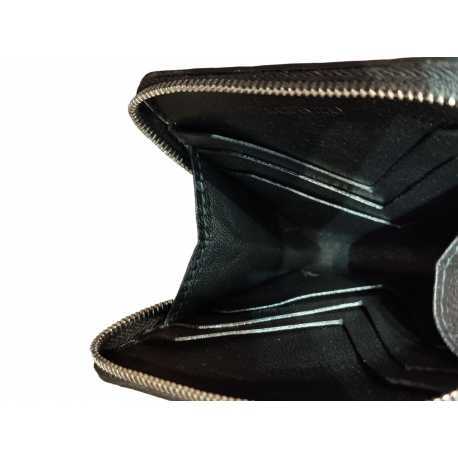 Porte monnaie cuir python noir Zipped wallet RA01C 0216 LPYM 09 boutique accessoire Strasbourg homme Rick Owens mode Porte monnaie cuir python noir Zipped wallet RA01C 0216 LPYM 09 boutique accessoire Strasbourg homme Rick Owens mode