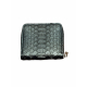 Porte monnaie cuir python noir Zipped wallet RA01C 0216 LPYM 09 boutique accessoire Strasbourg homme Rick Owens mode