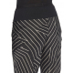 Pantalon elastique taille biais rayé noir écru RP01C 5301 JP1 0908 rick owens femme vêtemnts strasbourg boutique online