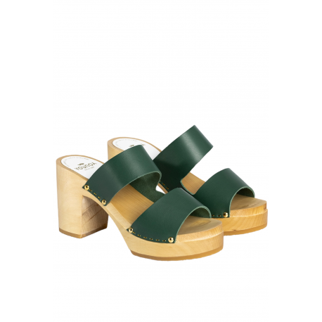 Sabot mules Yanis vert