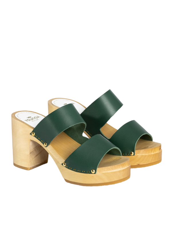Sabot mules Yanis vert