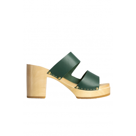 Sabot mules Yanis vert