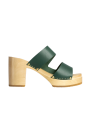 Sabot mules Yanis vert