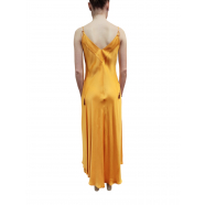 Robe longue viscose bretelles mandarine_Napa_Hanami d'Or_femme_Strasbourg_boutique_tendance_vêtements_Alsace_mode