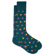 Chaussettes_poissons_perroquets_vert_M1A-380CI-K222-37_Paul Smith_homme_vêtement_mode_shop_online_boutique_strasbourg