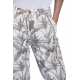 Pantalon jog blanc feuilles yuca taupe_Linda summer_TE19S80 001_Mason’s_femme_vêtement_online_boutique_strasbourg_france