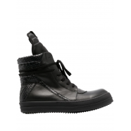 Sneakers Rick Owens Homme GeoBaskets spoiler python noir RU01C4894 LPOLPY 999