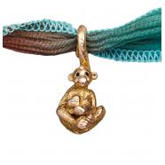 Pendentif_charm_singe_Marcellito_bronze diamants_0028BR_bijoux_catherine michiels_strasbourg_boutique_online_store_jewellery