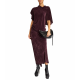 Jupe longue pan de velours améthyste RP02C 1332 V 33 Rick Owens femme vêtement online strasbourg boutique algorithmelaloggia