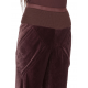 Pantalon biais asymétrique pan de velours améthyste RP02C 1301 V 33 rick owens vêtement strasbourg boutique