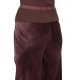 Pantalon biais asymétrique pan de velours améthyste RP02C 1301 V 33 rick owens vêtement strasbourg boutique