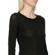 T-shirt manches longues noir coton RP02C 1202 MR 09 rick owens vêtement strasbourg boutique algorithmelaloggia