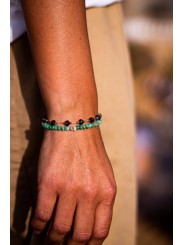 Bracelet Candies en chrysoprase vert clair CANBRPUKCHR0MTD