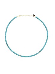 Collier Puka en turquoise et or PUKCOTUROR