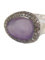 Bague_Améthyte_parme cerclé Diamants gris_Olax SST DIA IG 2R ANH MAT_Rosa Maria Jewellery_Boutique_strasbourg_online_Bijoux