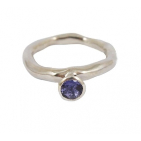 Bague_Fine iolite violet_Sayaka 4 DIX IOL_Rosa Maria Jewellery_Boutique_strasbourg_online_Bijoux_Ring_france