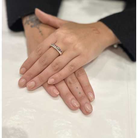 Bague_6 rubis 1 diamant_Poppy 5 (7) S ST DIA RU 6P IG 1P_Rosa Maria Jewellery_Boutique_strasbourg_online_Bijoux_ring