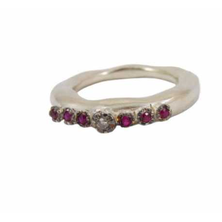 Bague_6 rubis 1 diamant_Poppy 5 (7) S ST DIA RU 6P IG 1P_Rosa Maria Jewellery_Boutique_strasbourg_online_Bijoux_ring